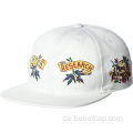 3D Stickerei Custom Logo Flat Rand Snapback